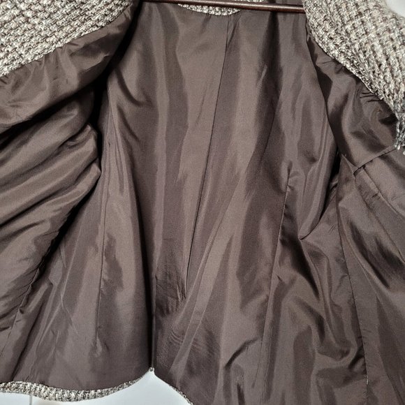 Laura Plus Petite Plaid Tweed Jacket Blazer Size L - Picture 7 of 9